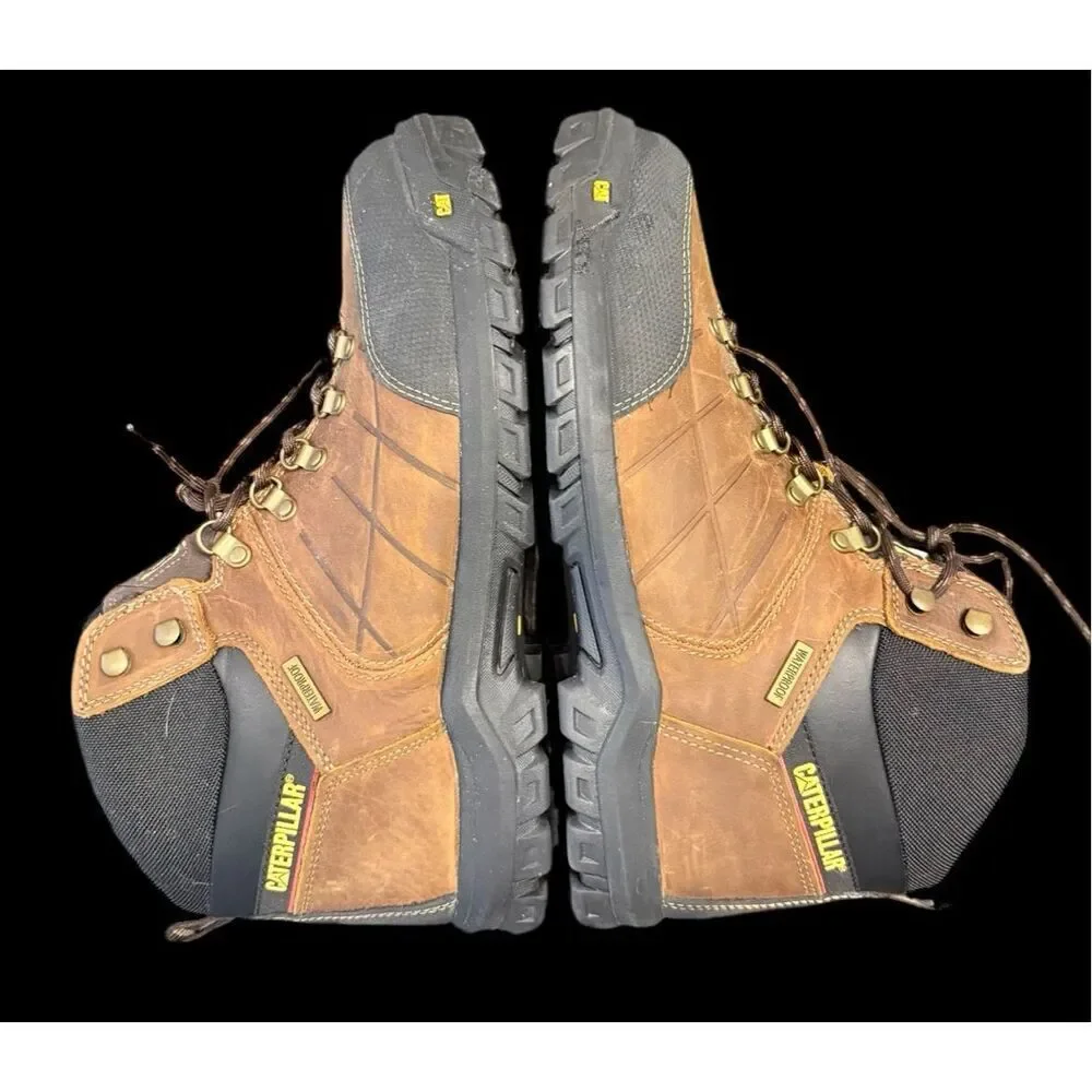 Caterpillar Threshold Steel Toe Boots Size 13 Wide Width